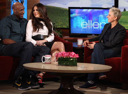 Khloe Kourtney, Lamar Odom, Ellen Degeneres Khloe Kourtney, Lamar Odom, Ellen Degeneres